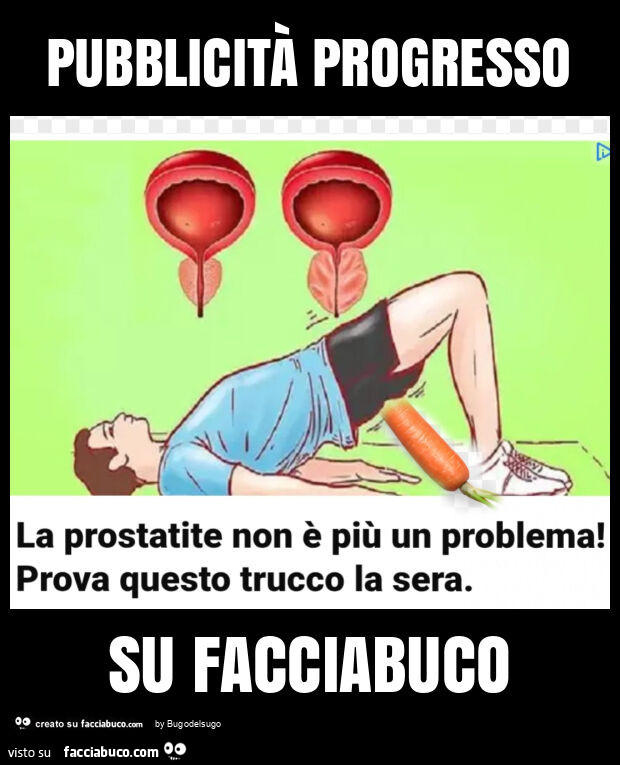Pubblicità progresso su facciabuco