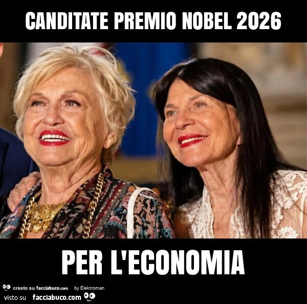 Canditate premio nobel 2026 per l'economia