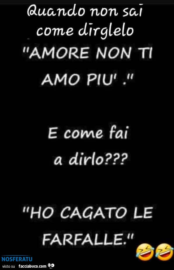 Cagare Farfalle