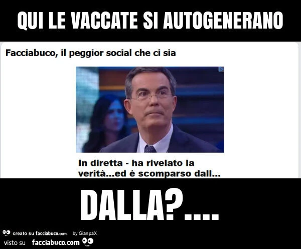 Qui le vaccate si autogenerano dalla?