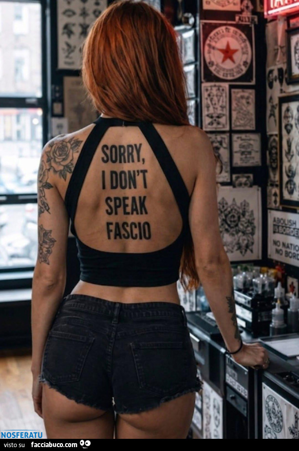 Io non parlo con i fascisti