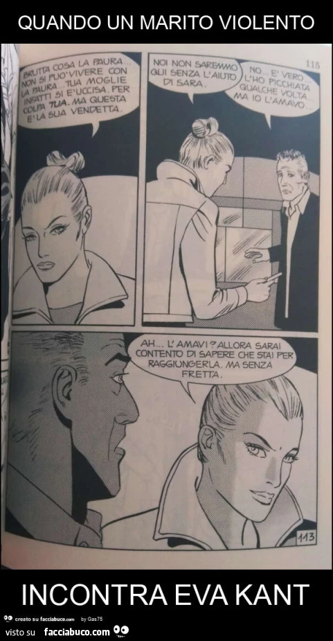 Quando un marito violento incontra eva kant