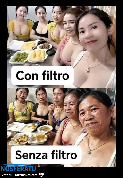 Con filtro, o senza filtro?