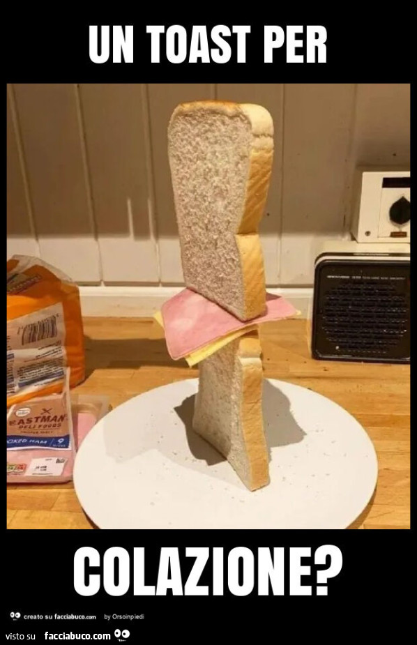 Un toast per colazione?