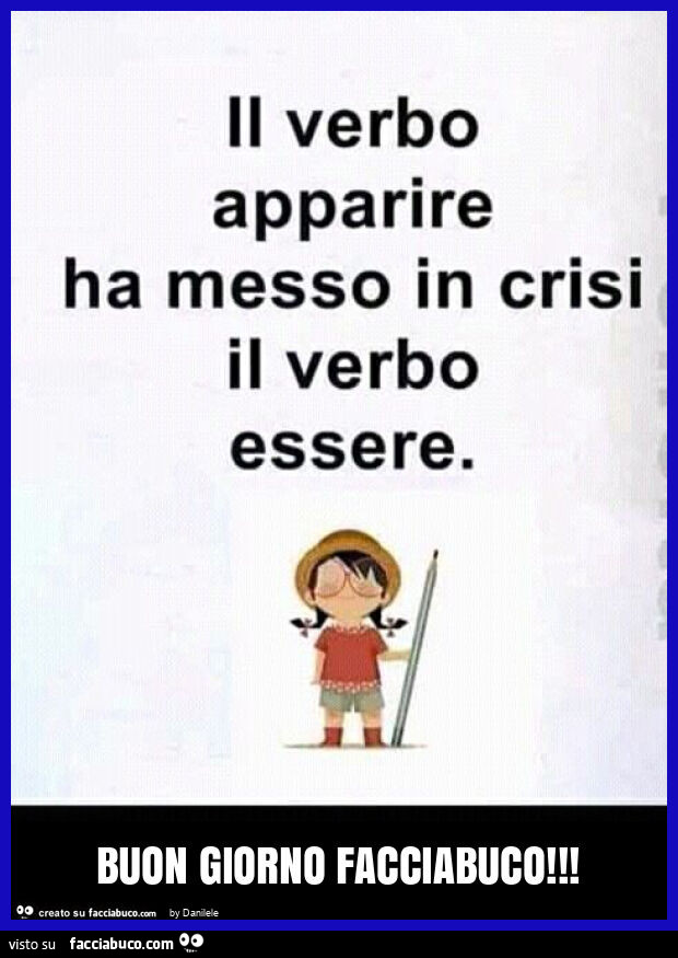 Buon giorno facciabuco