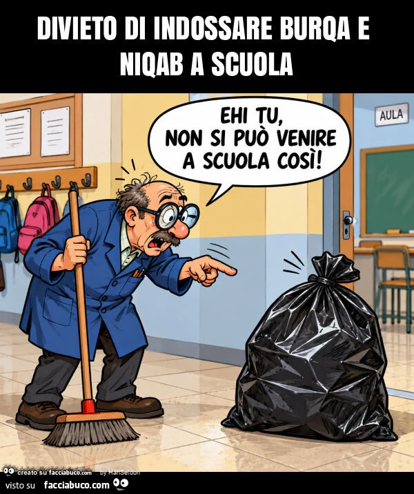 Divieto di indossare burqa e niqab a scuola