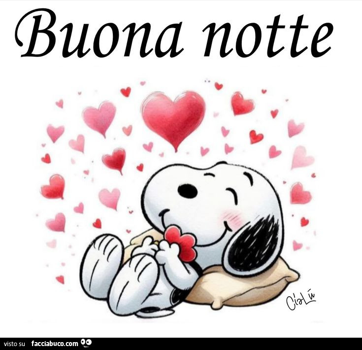 Buona notte da snoopy