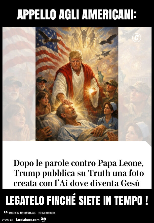 Appello agli americani: legatelo finché siete in tempo