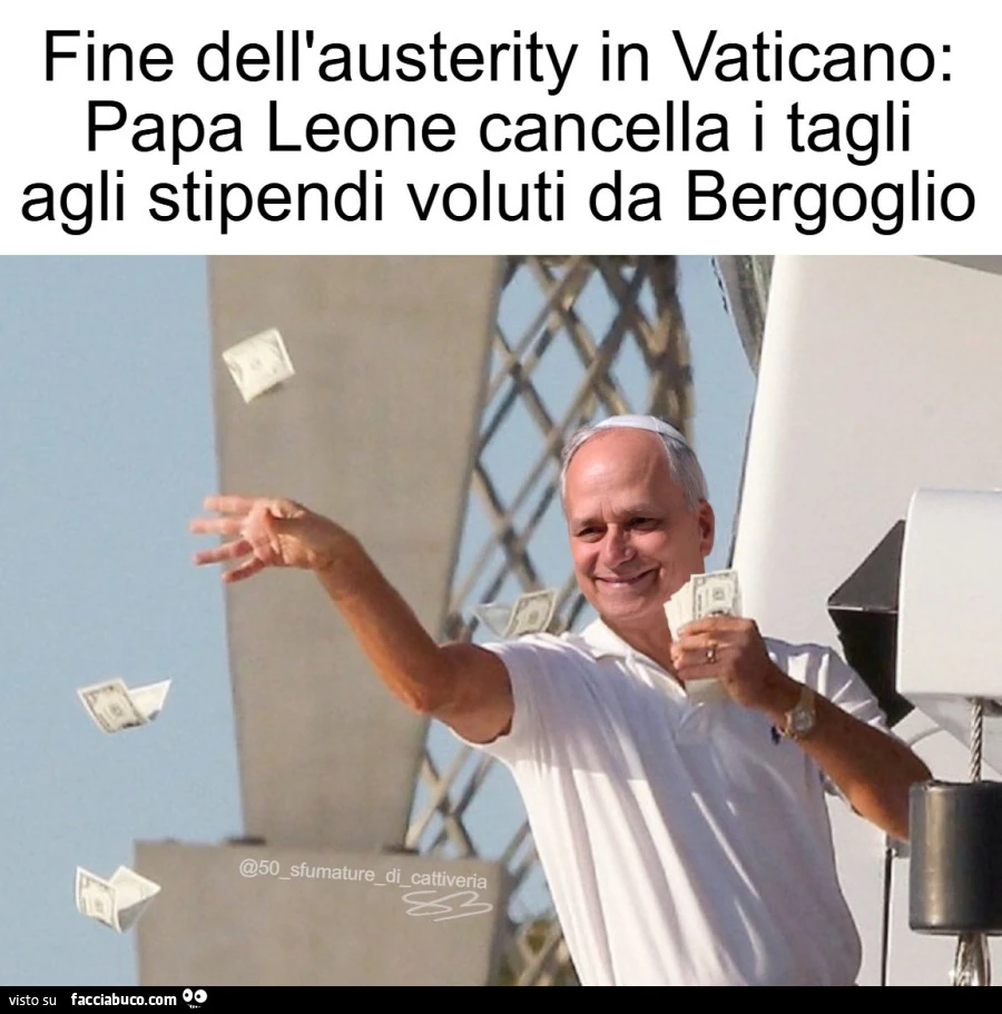 Fine dell'austerity in Vaticano