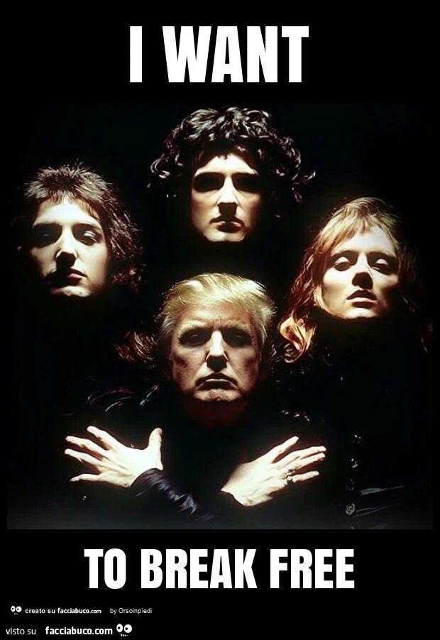 I want to break free