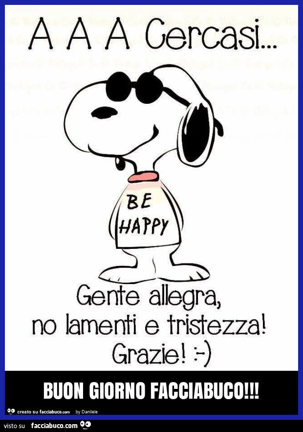 Buon giorno facciabuco