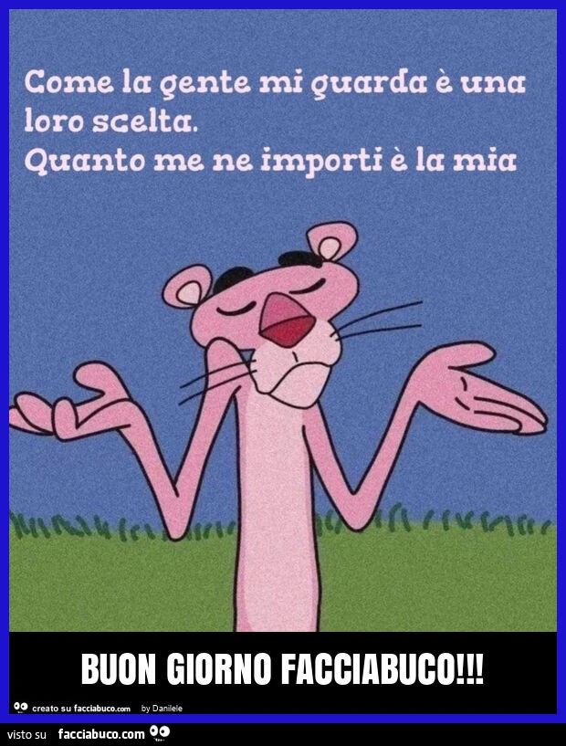 Buon giorno facciabuco