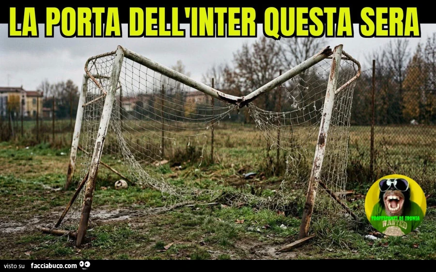 La porta dell'inter questa sera
