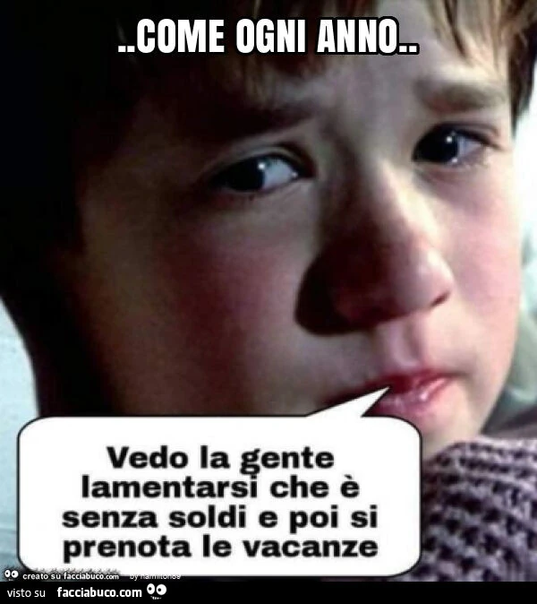 Come ogni anno