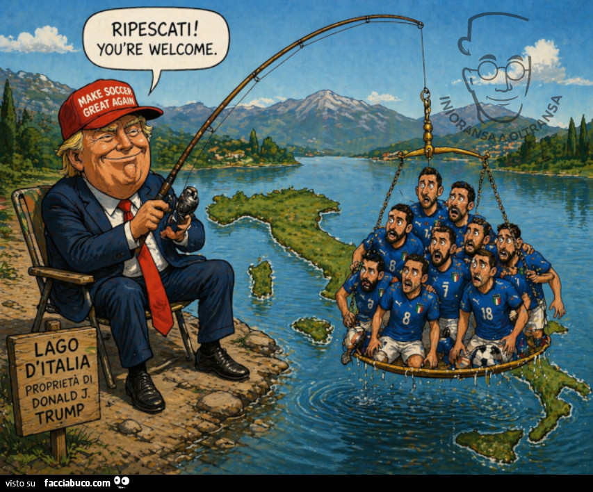 NAZIONALE ITALIANA RIPESCATA