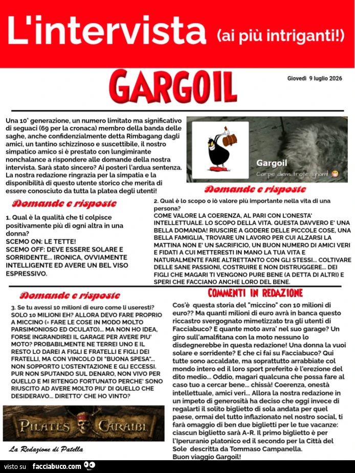 Intervista a Gargoil