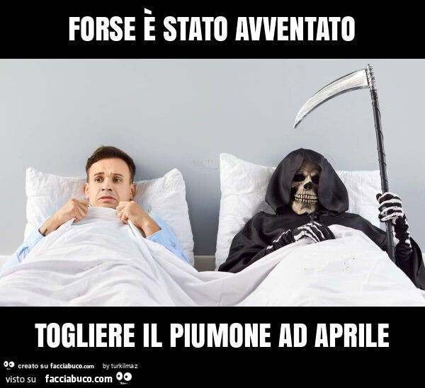 Forse è stato avventato togliere il piumone ad aprile