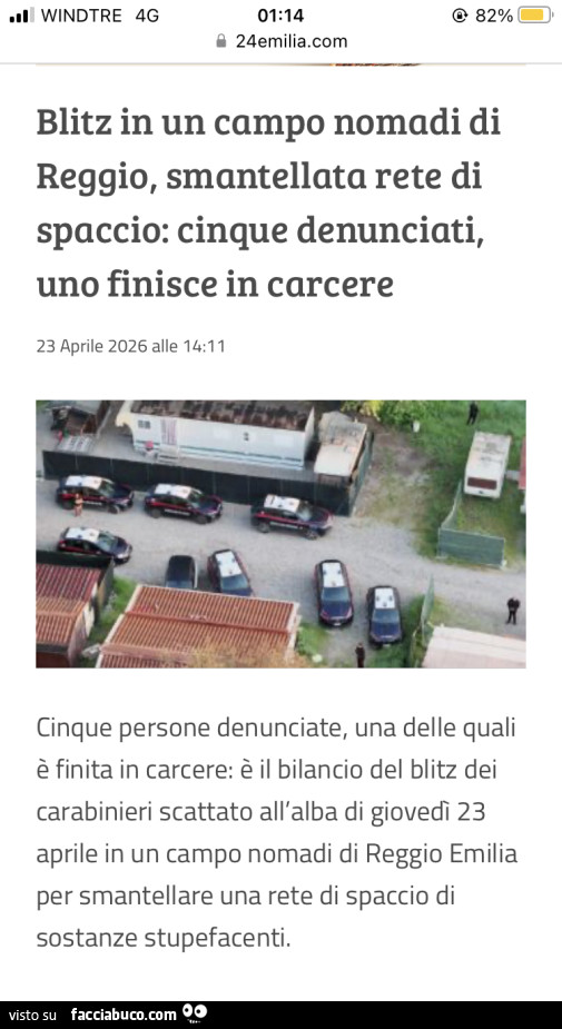 Blitz in un campo nomadi di reggio, smantellata rete di spaccio: cinque denunciati, uno finisce in carcere