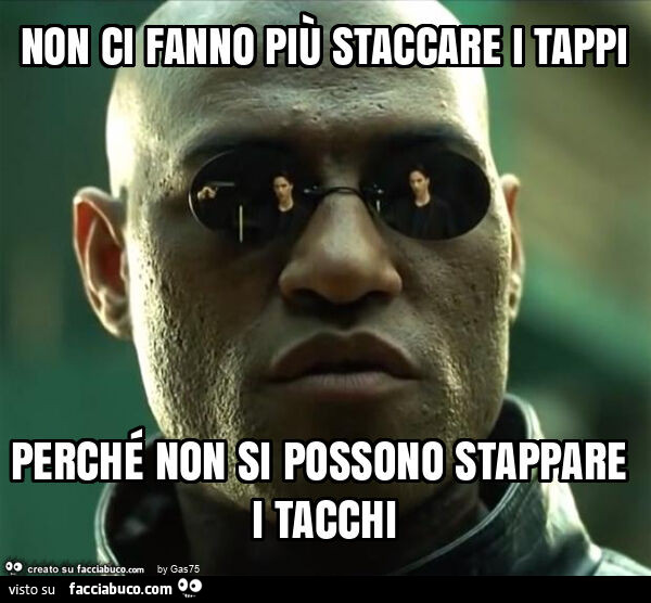 Non ci fanno più staccare i tappi perché non si possono stappare i tacchi