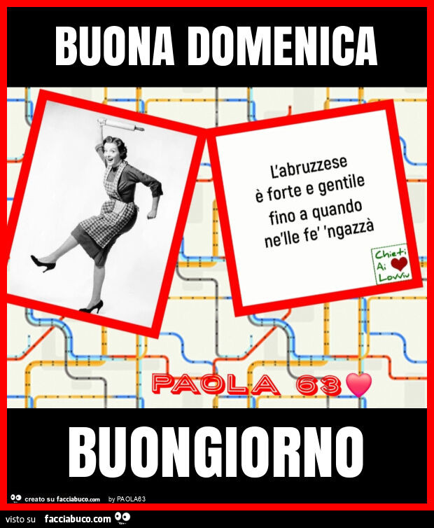 Buona domenica buongiorno