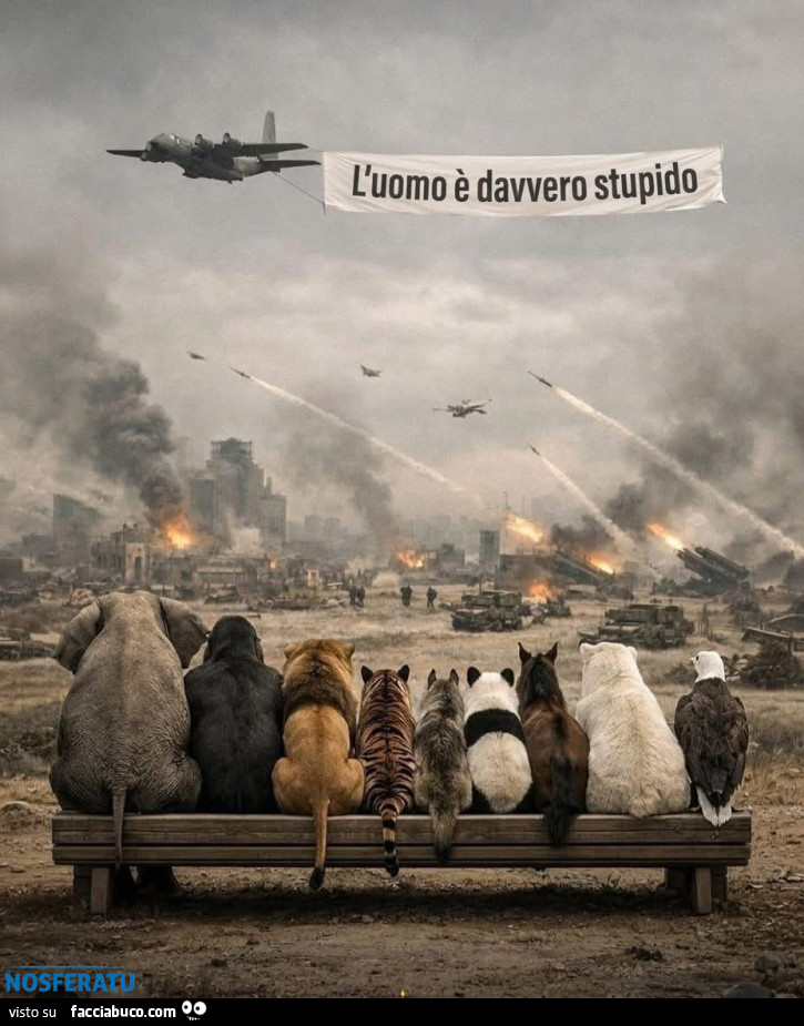 L'uomo è davvero stupido