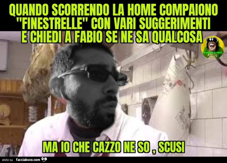 Quando scorrendo la home compaiono finestrelle con vari suggerimenti