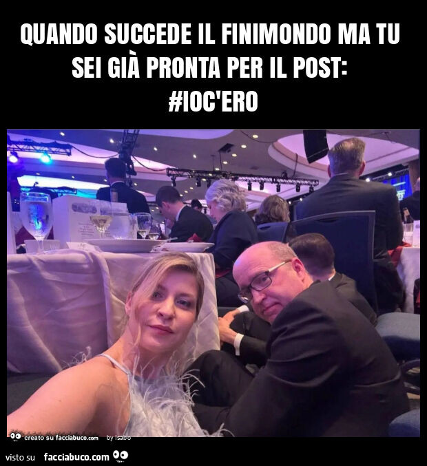Quando succede il finimondo ma tu sei già pronta per il post: #ioc'ero