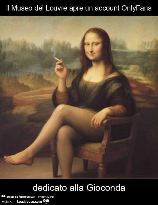 Il museo del louvre apre un account onlyfans dedicato alla gioconda