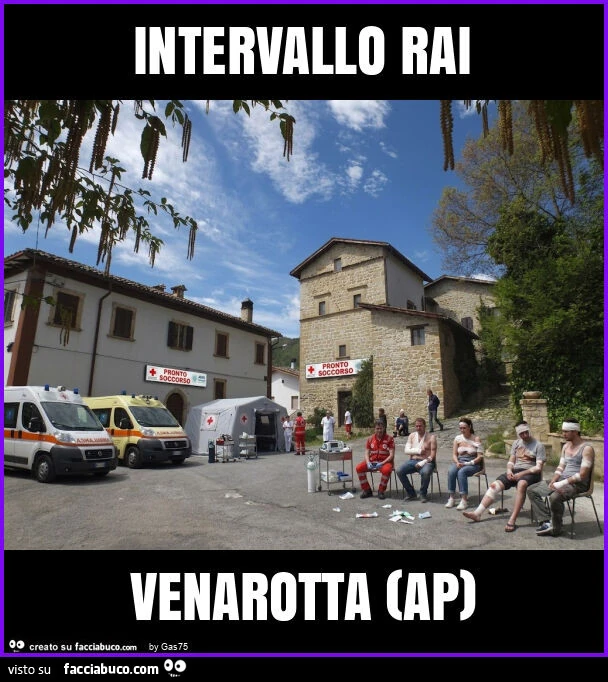 Intervallo rai venarotta (ap)