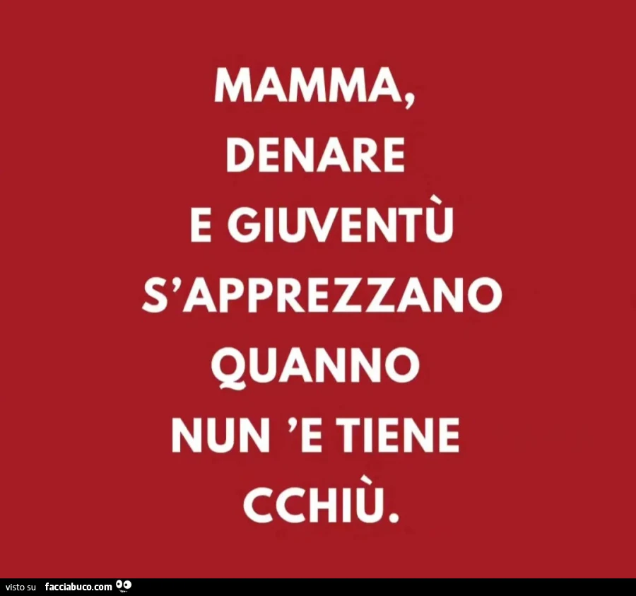 Denare e gioventu