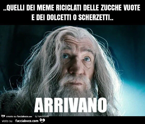 Quelli dei meme riciclati delle zucche vuote e dei dolcetti o scherzetti