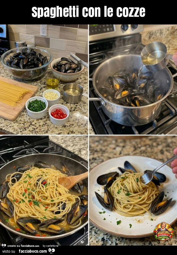 Spaghetti con le cozze
