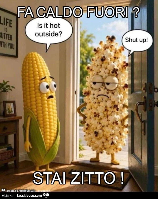 Fa caldo fuori? Stai zitto