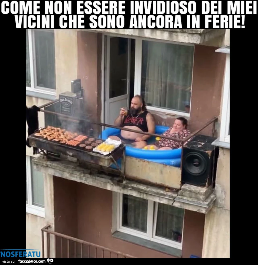 Invidia per chi è ancora in ferie