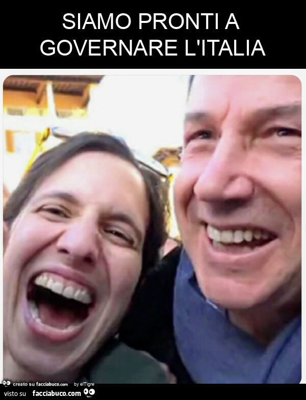 Siamo pronti a governare l'italia