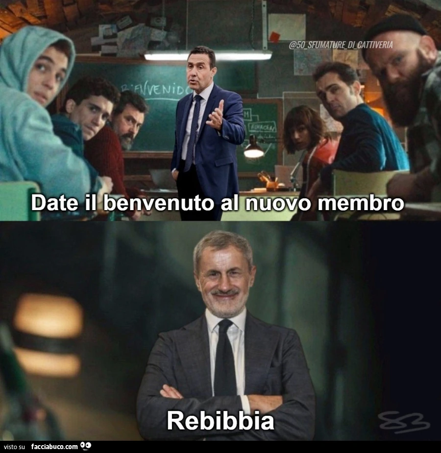 Date il benvenuto al nuovo membro