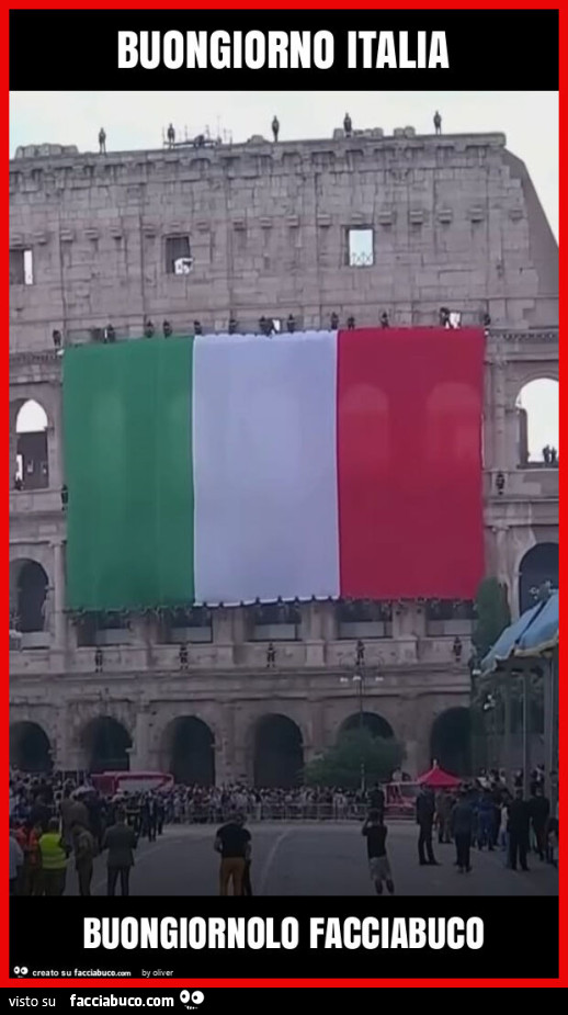 Buongiorno italia buongiornolo facciabuco
