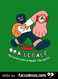 Ora legale: per un'ora tutto è legale, che fai?