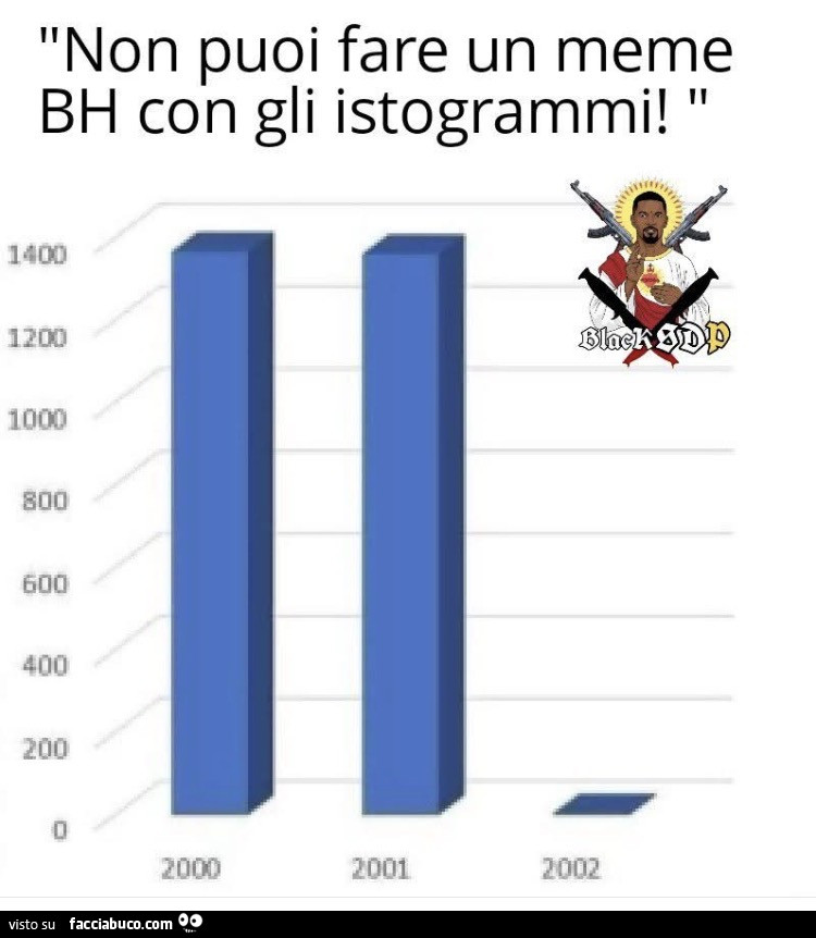 Non puoi fare un meme bh con gli istogrammi