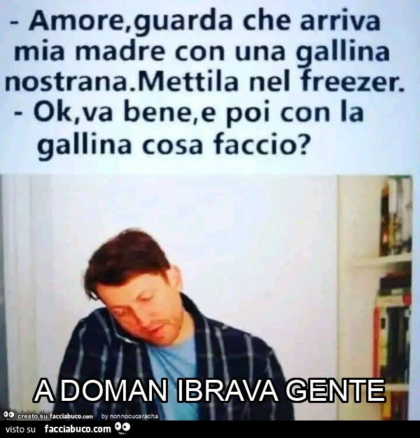A doman ibrava gente