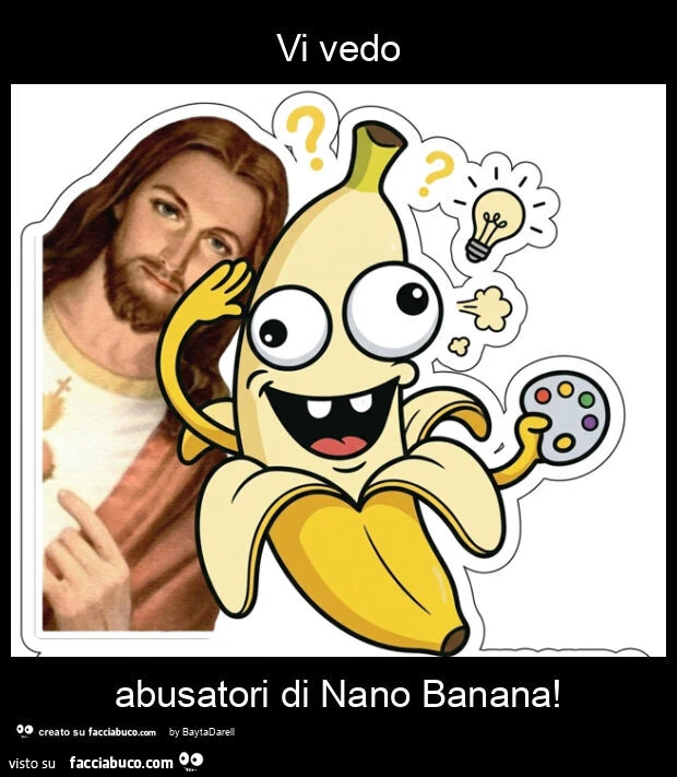 Vi vedo abusatori di nano banana