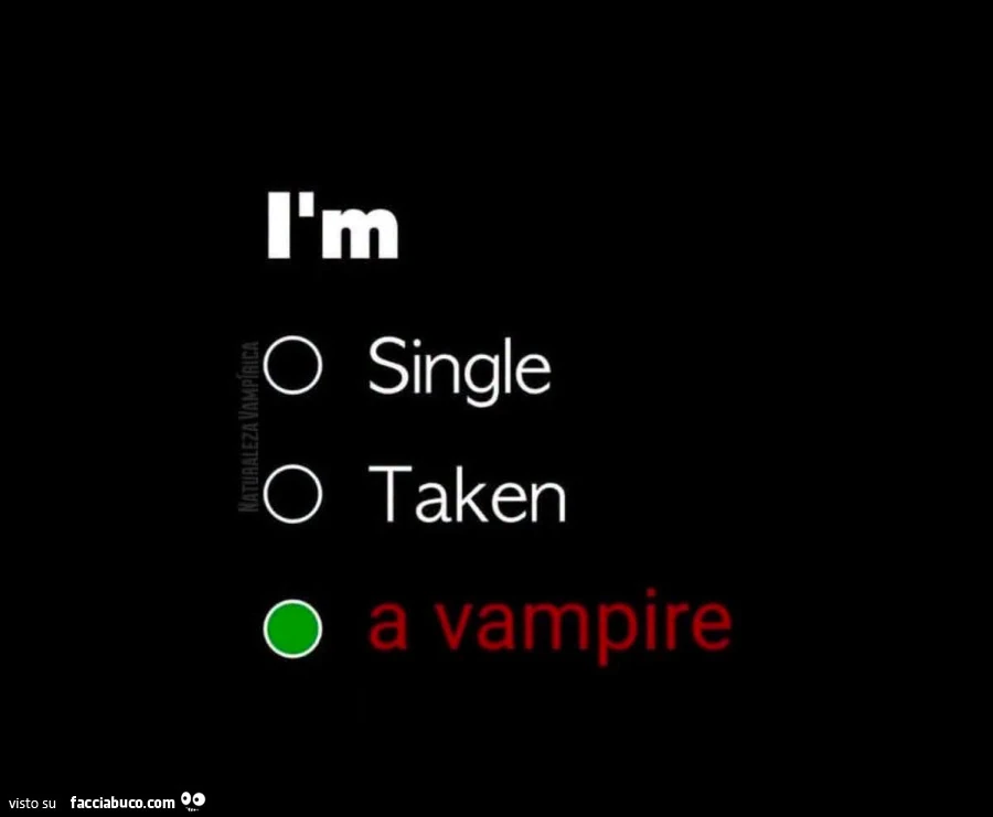 I am a vampire