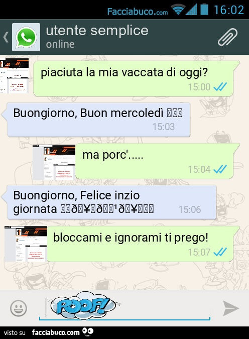 Piaciuta la mia vaccata di oggi? Buongiorno, Buon mercoledì ma porc'&hellip; Buongiorno, Felice inzio giornata 🥐🥐 bloccami e ignorami ti prego