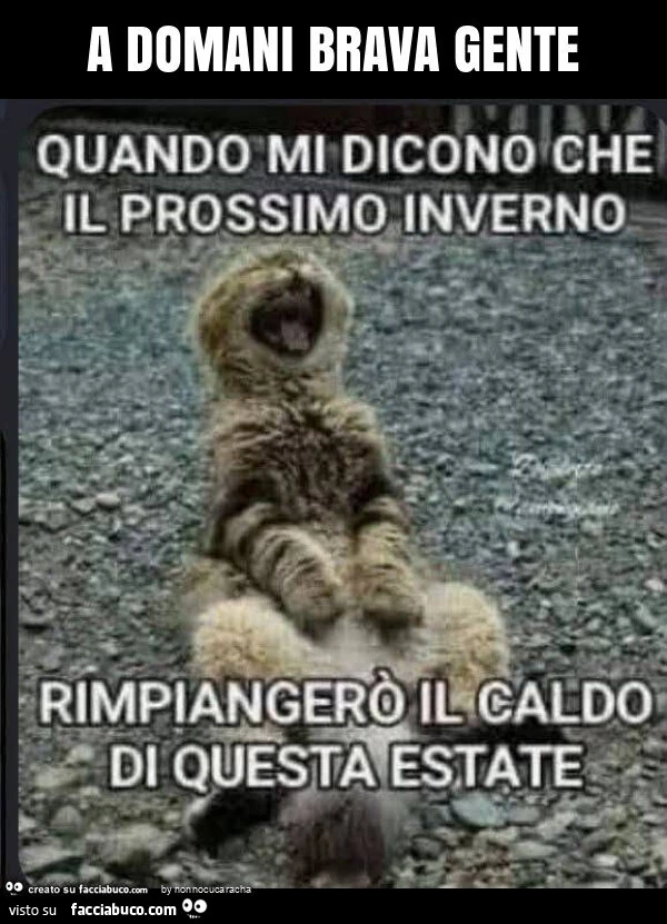 A domani brava gente
