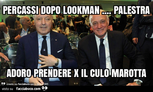 Percassi dopo lookman&hellip; palestra adoro prendere x il culo marotta