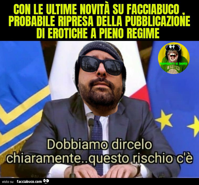 Con le ultime novità su facciabuco probabile ripresa della pubblicazione