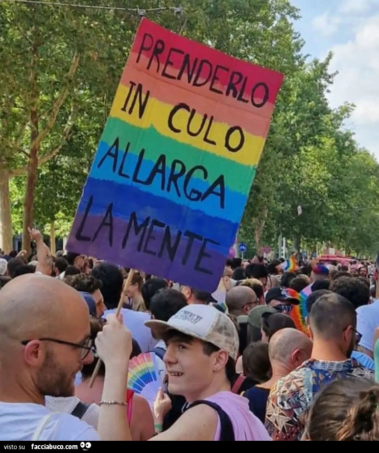 Prenderlo in qulo allarga la mente