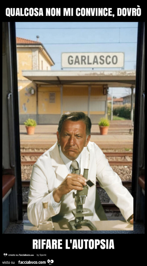 Qualcosa non mi convince, dovrò rifare l'autopsia