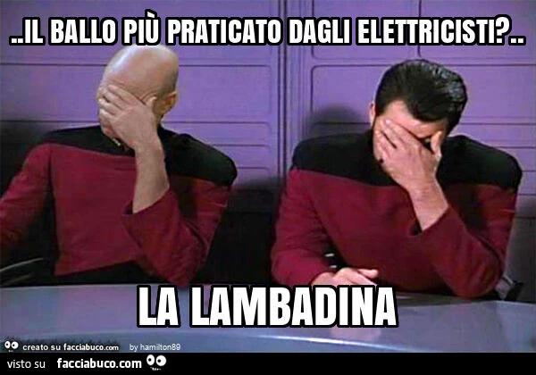 Il ballo piรน praticato dagli elettricisti? . La lambadina