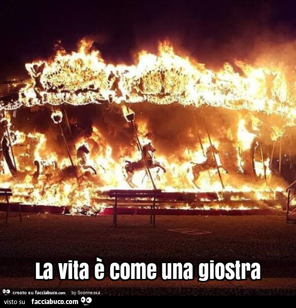 La vita è come una giostra
